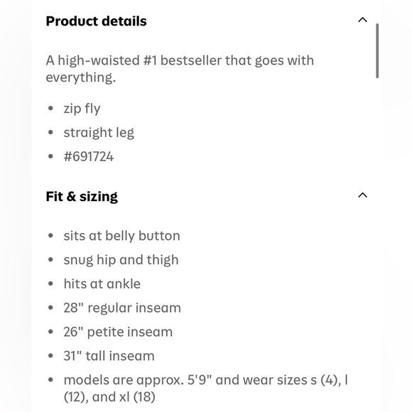 Old Navy High Waisted OG Straight Ankle Jeans - Picture 4 of 5